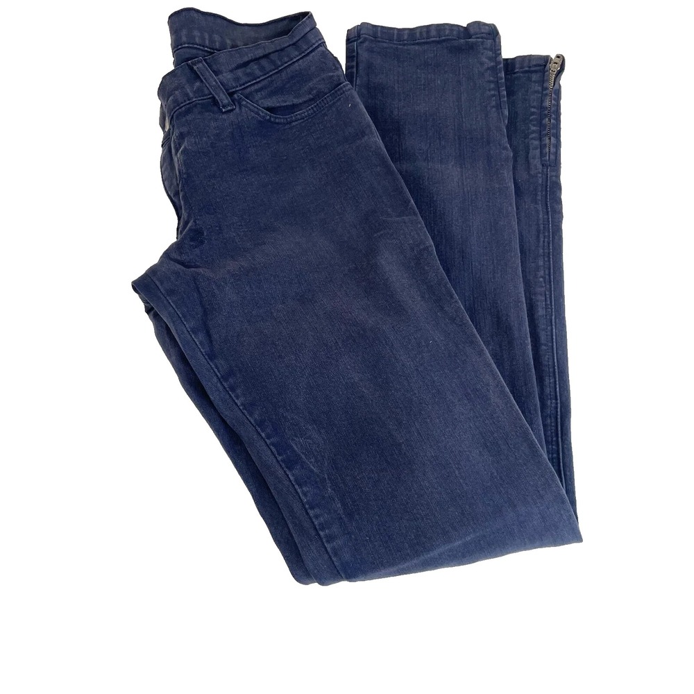 Ksubi Low Rise Super‎ Skinny Denim Jeans Womens 28 Blue Zip Hem Dark Wash USA